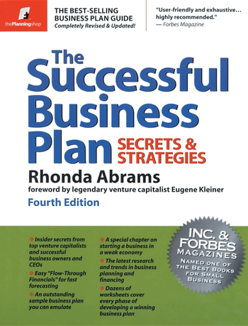 Ронда Абрамс «Бізнес-план на 100 %. Секрети та стратегії успішного бізнес-плану»