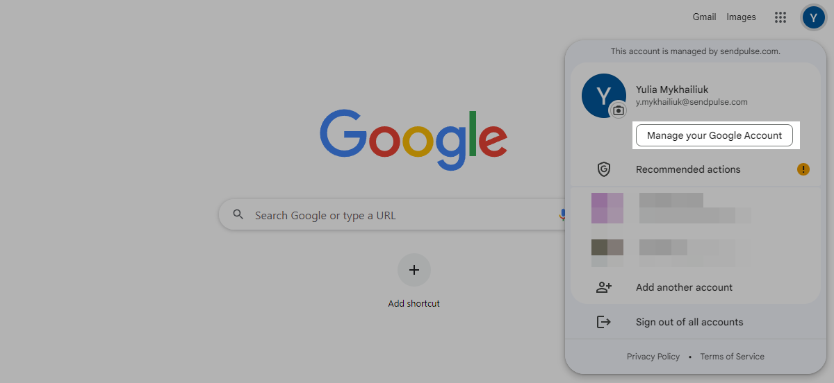 Вхід до акаунту Google Вхід до акаунту Google