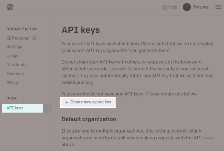 Як створити API ключ
