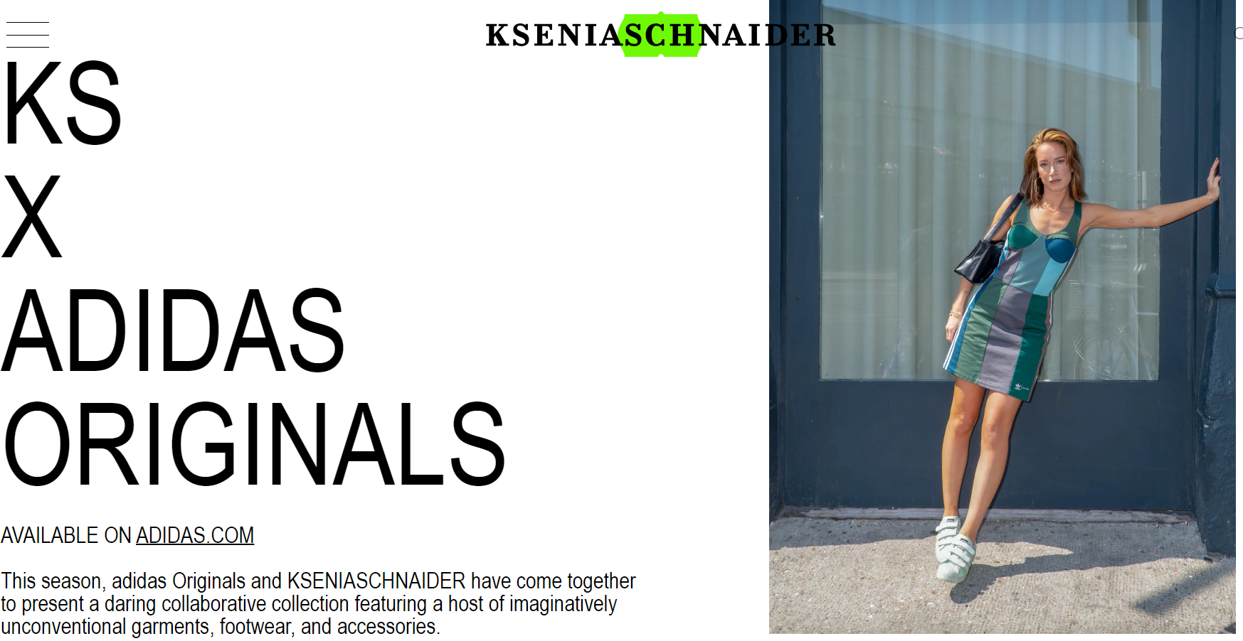 Рекламна кампанія колаборації брендів Ksenia Schnaider & Adidas
