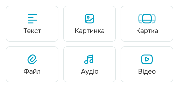different types of content