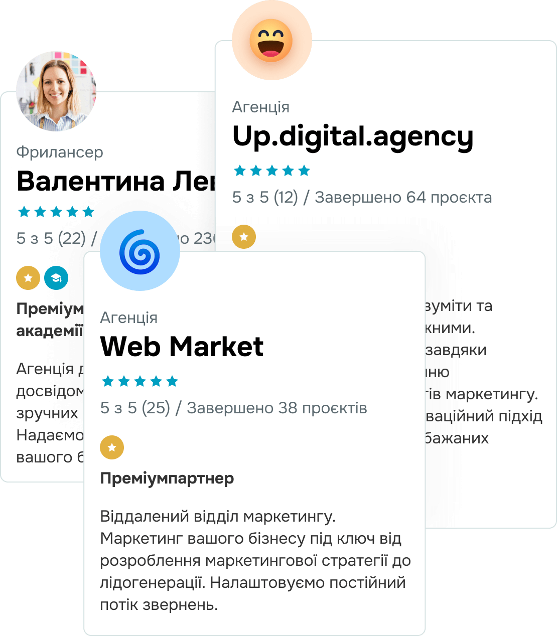 Знайдіть технічного фахівця для свого проєкту
